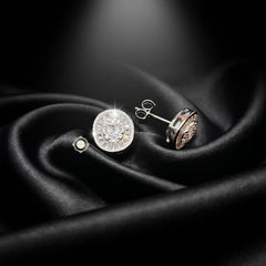 Sterling Silver Sparkling Classy Everyday Stud
