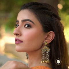 Noor Tribal Earring Dual Tone