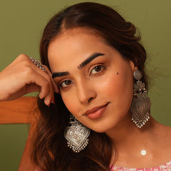 Sterling Silver Bold Layered Earring