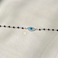 Sterling Silver Evil Eye Kids Bracelet
