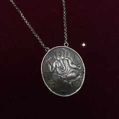 Sterling Silver Ganesha Necklace