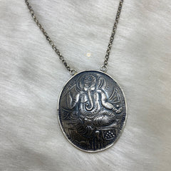 Sterling Silver Ganesha Necklace