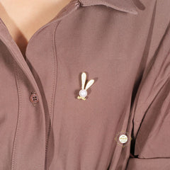 Sparkling Pearl Flutter Brooch