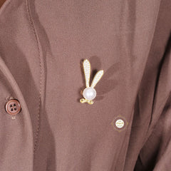 Sparkling Pearl Flutter Brooch