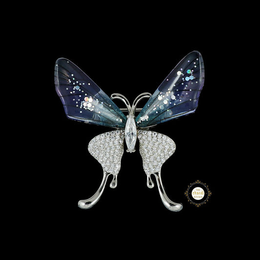Sparkling Fairy Winged Brooch