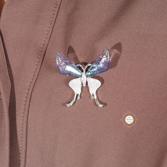 Sparkling Fairy Winged Brooch