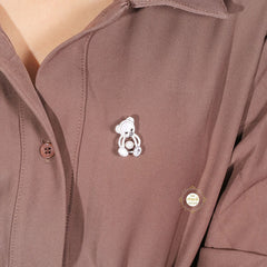 Sparkling Bear Hug Brooch