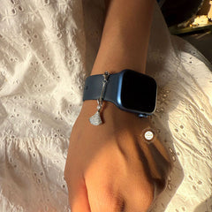 Sparkling Silver Shimmering Breeze Charm
