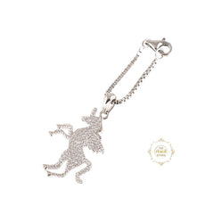 Sparkling Silver Mystic Unicorn Charm