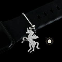 Sparkling Silver Mystic Unicorn Charm
