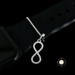 Sparkling Silver Infinity Charm