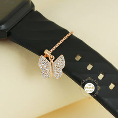 Sparkling Silver Butterfly   Bliss Charm