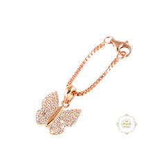 Sparkling Silver Butterfly   Bliss Charm