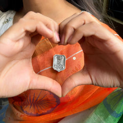 Sterling Silver Bharat Brooch