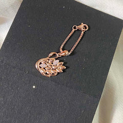 Sterling Silver Sparkling Swan Watch Charm