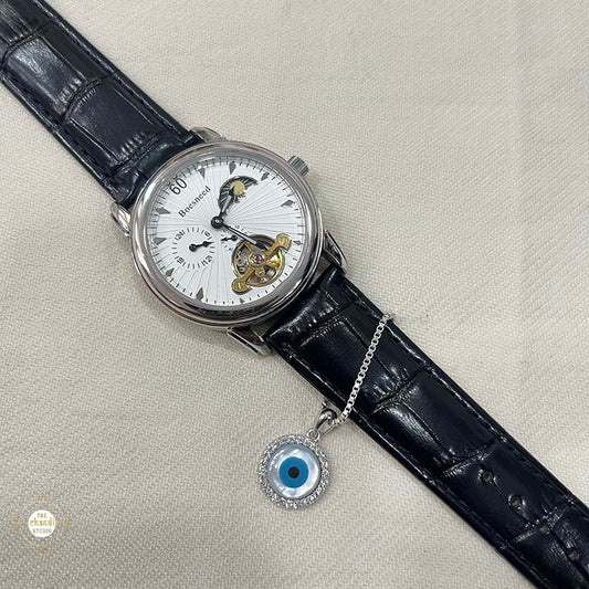 Sterling Silver Sparkling Evil Eye Charm