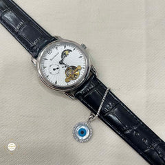 Sterling Silver Sparkling Evil Eye Charm