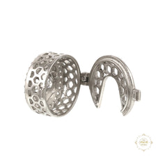 Sterling Silver Majestic Orbit Button