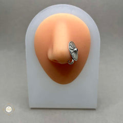 Sterling Silver Stone Nosepin (Clip On)