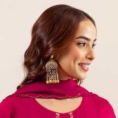 Noor Tribal Earring Dual Tone