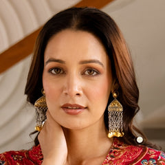 Noor Tribal Earring Dual Tone