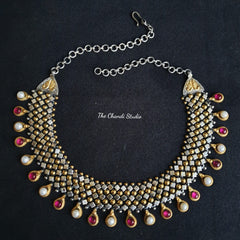 Dual Tone Chatai Necklace