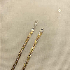 Dual Tone Silver Chain