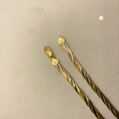 Dual Tone Silver Chain