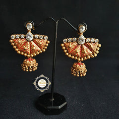 Chandelier Little Jhumki In Gold Tone