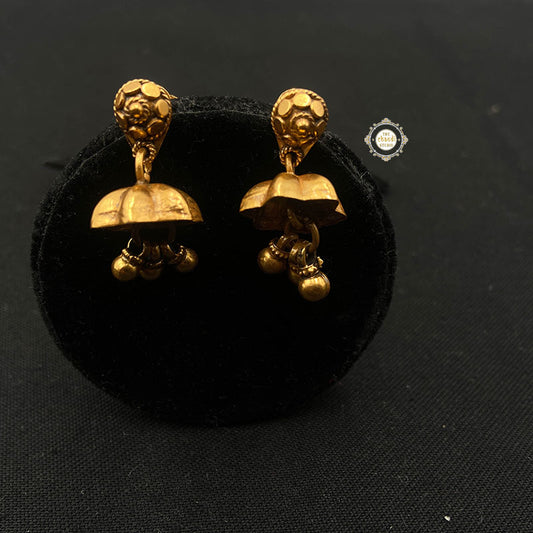 Full Gold Little Tribal Earring