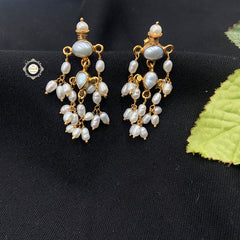 Full Gold Pearls Of Joy Earring