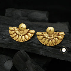 Full Gold D Earring