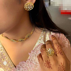 Sterling Silver Floral Glow Earring