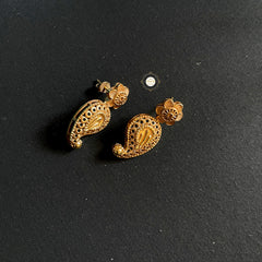 Muhurat Full Gold Paisley Necklace Set