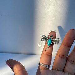 Night Sky Calm Dragonfly Hair Pin