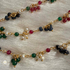 Sterling Silver Muhurat Ear Chain Kanauti (Pair)