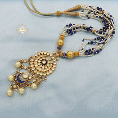 Muhurat Gold Polish Dual Layered Chaand Necklace