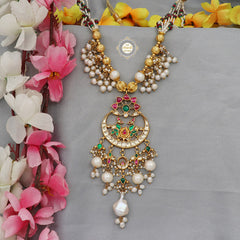 Muhurat Gold Polish Timeless Parrot Necklace