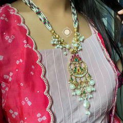 Muhurat Gold Polish Timeless Parrot Necklace