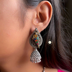 Muhurat Floral Paradise Kundan Necklace Set