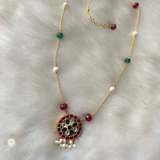 Kundan Chakra Necklace