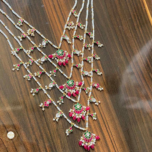 Shop Kundan Rajwada Rani Haar Neckalce Online