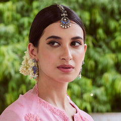 Muhurat Kundan Paradise Maang Tika