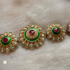 Sterling Silver Muhurat Rajwada Head Band (Mathapatti)