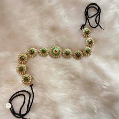 Sterling Silver Muhurat Rajwada Head Band (Mathapatti)