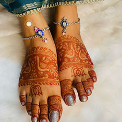 Utsav Paisley Anklet