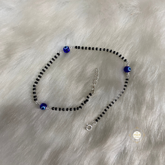 925 Sterling Silver Evil Eye Anklet