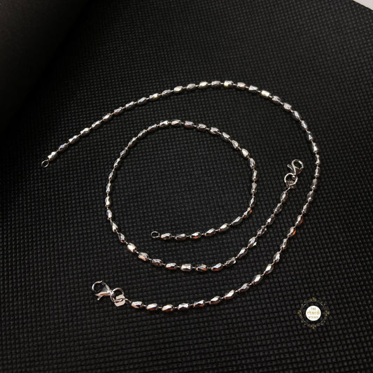 Sterling Silver Plain Anklet