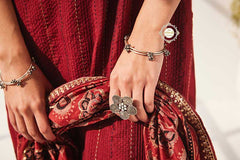 Sterling Silver Ghungroo Bangle (Piece)