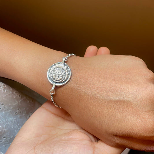 Sterling Silver Surya Bracelet (Piece)